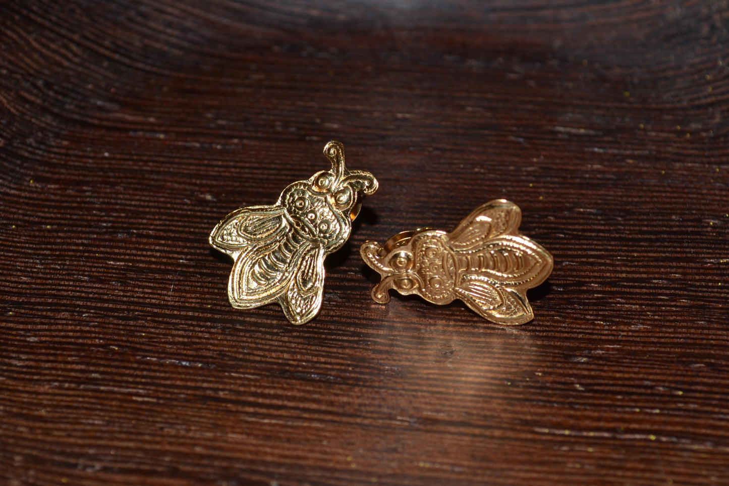 Bee Stamp Earrings