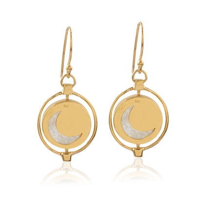 Moon Dial Earrings