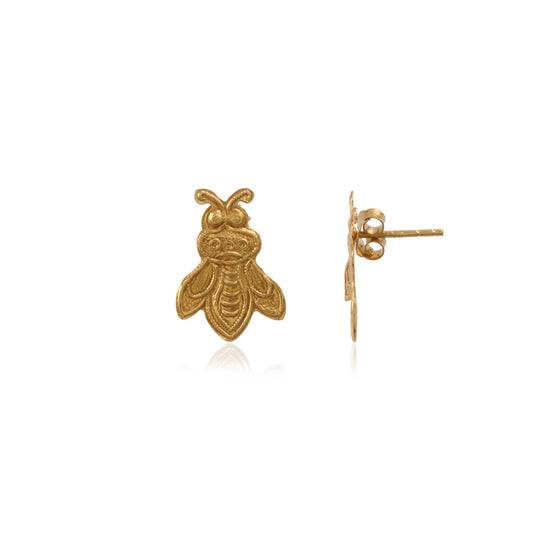 Bee Stamp Earrings